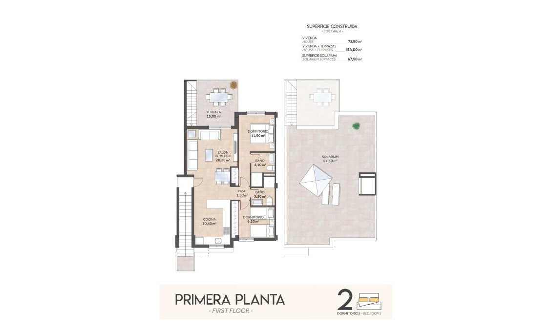 Obra nueva - Bungalow -
San Miguel de Salinas - La Cañada