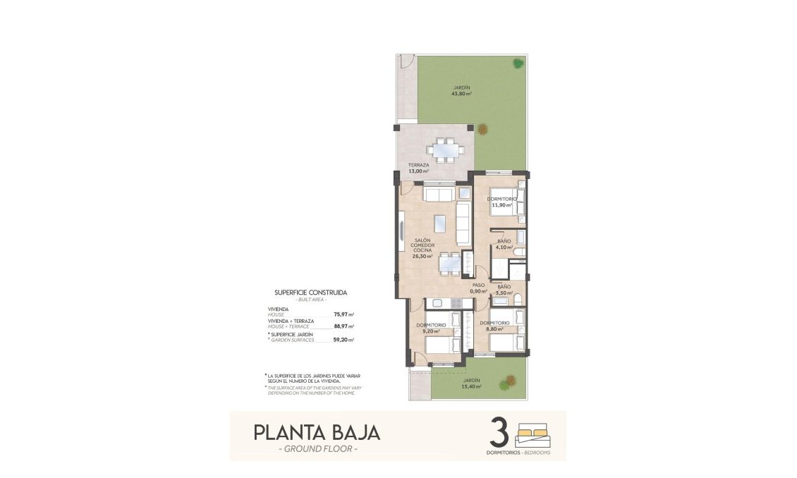 Obra nueva - Bungalow -
San Miguel de Salinas - La Cañada