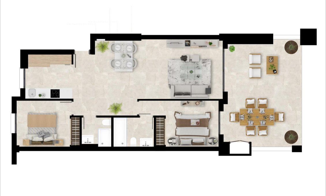 Neue Gebäude - Wohnung -
Casares - Casares Playa