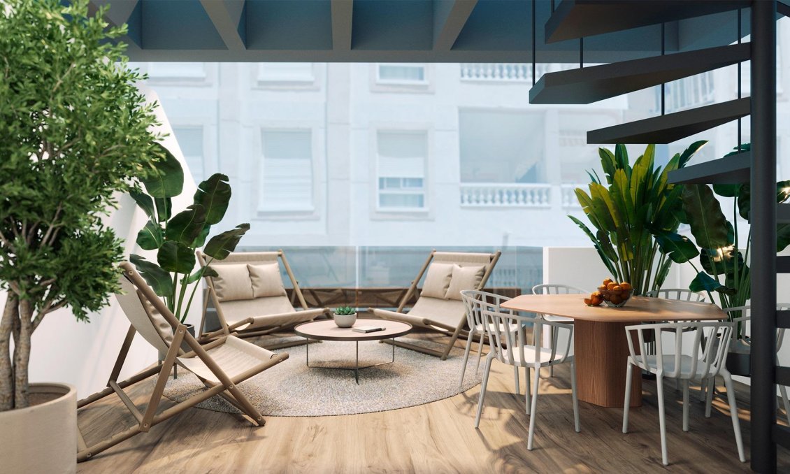 Neue Gebäude - Penthouse -
Torrevieja - Playa de El Cura