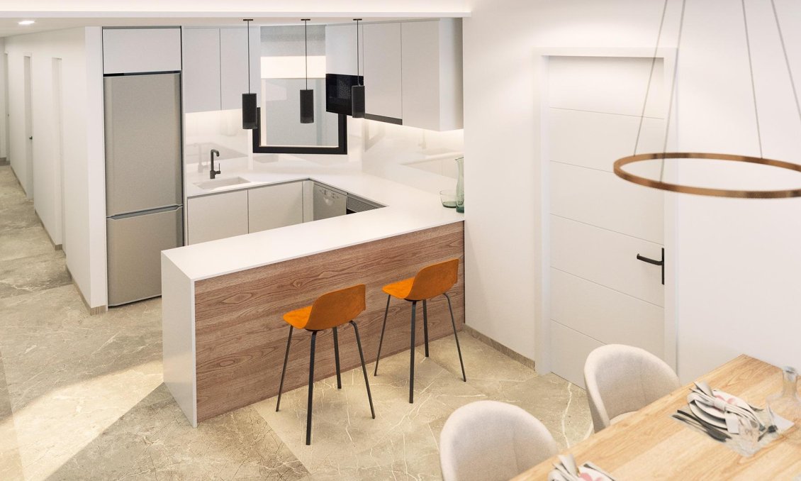 Neue Gebäude - Penthouse -
Torrevieja - Playa de El Cura