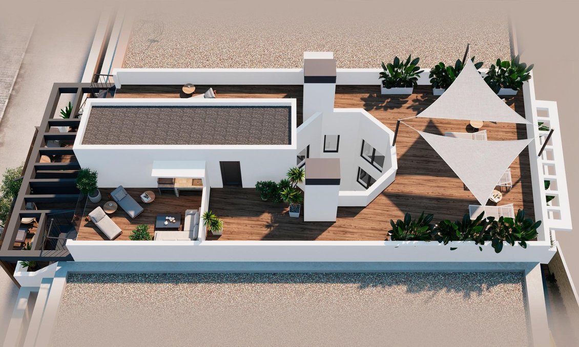 Neue Gebäude - Penthouse -
Torrevieja - Playa de El Cura