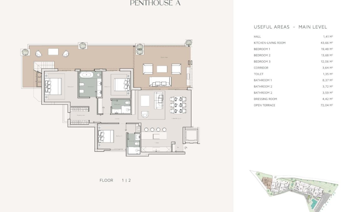 Neue Gebäude - Penthouse -
Marbella - Nueva Andalucia