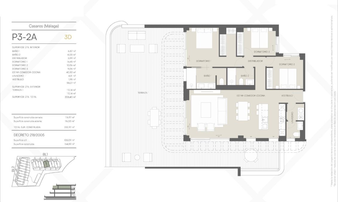 Neue Gebäude - Penthouse -
Casares - Casares Golf