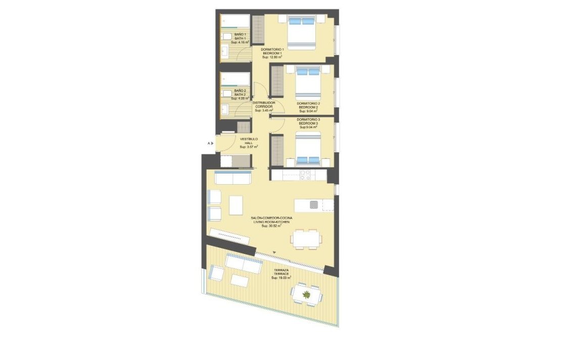 Neue Gebäude - Wohnung -
Orihuela Costa - Campoamor