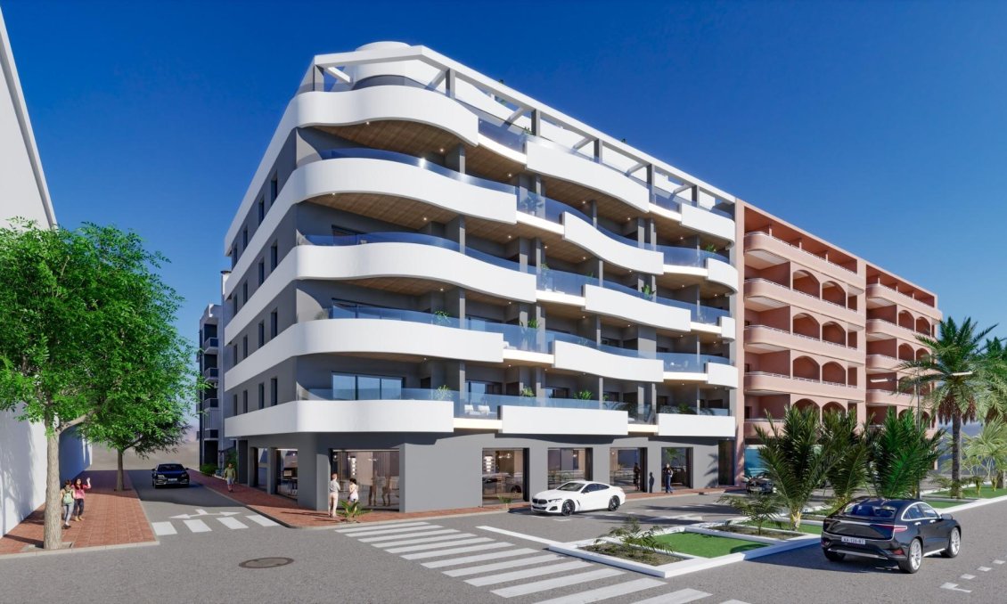 Neue Gebäude - Wohnung -
Torrevieja - Habaneras
