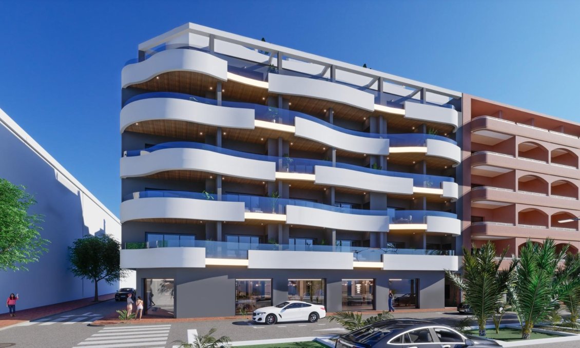 Neue Gebäude - Wohnung -
Torrevieja - Habaneras