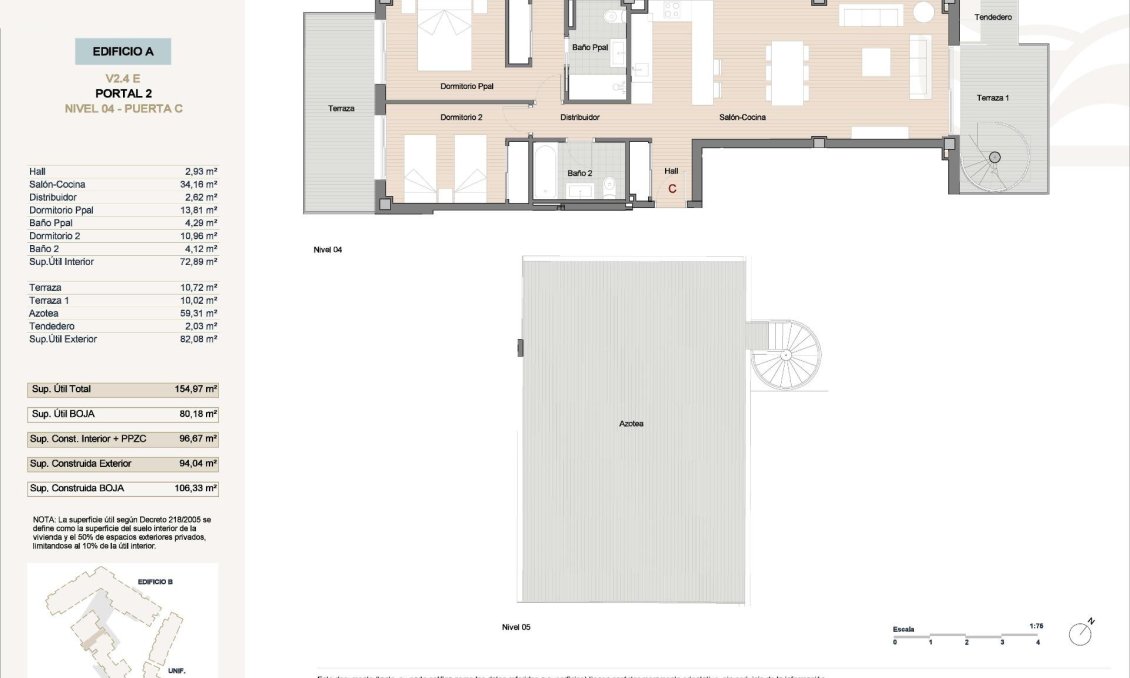 Neue Gebäude - Penthouse -
Estepona - Polideportivo