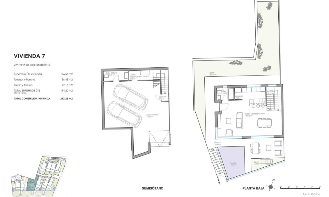 Obra nueva - Semidetached -
Mojacar - Playa de la Mena