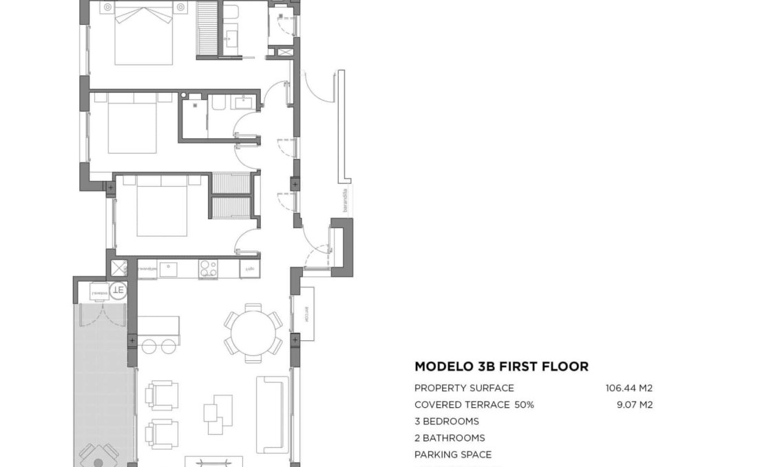 Obra nueva - Apartamento -
Los Alcazares - Parque Diana