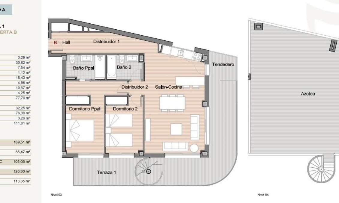 Új építésű - Tetőtéri lakás -
Estepona - Polideportivo