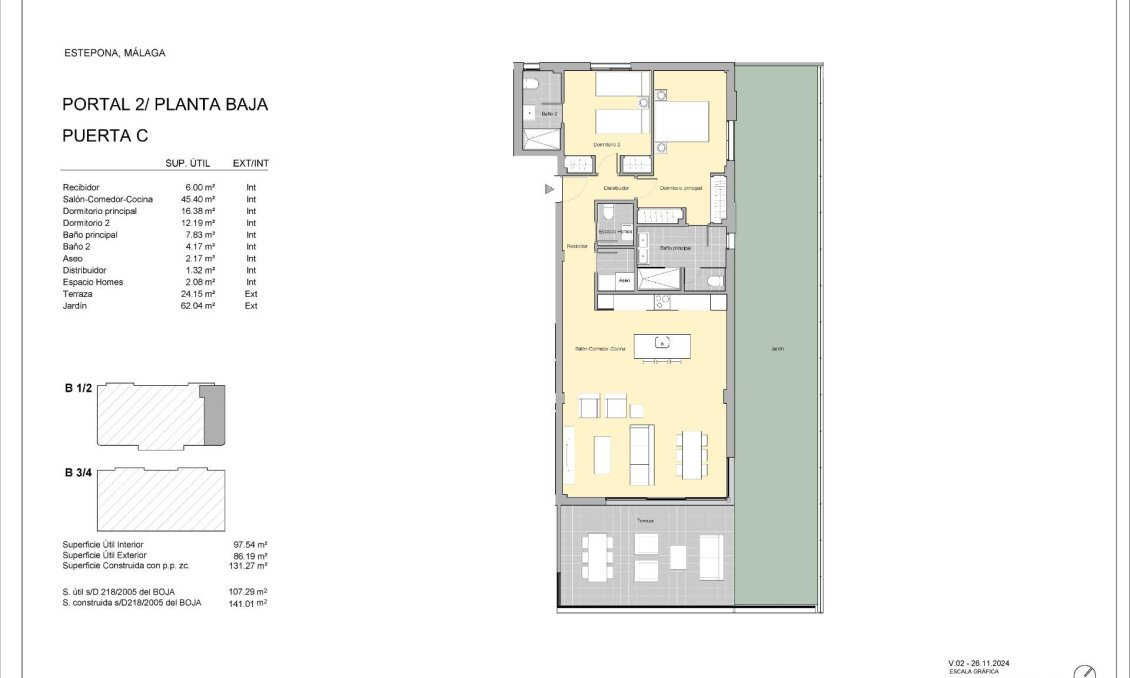 Új építésű - Földszinti apartman -
Estepona - Arroyo En medio