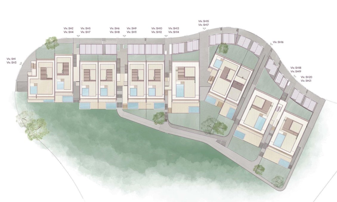 Új építésű - Földszinti Bungaló -
Marbella - Elviria