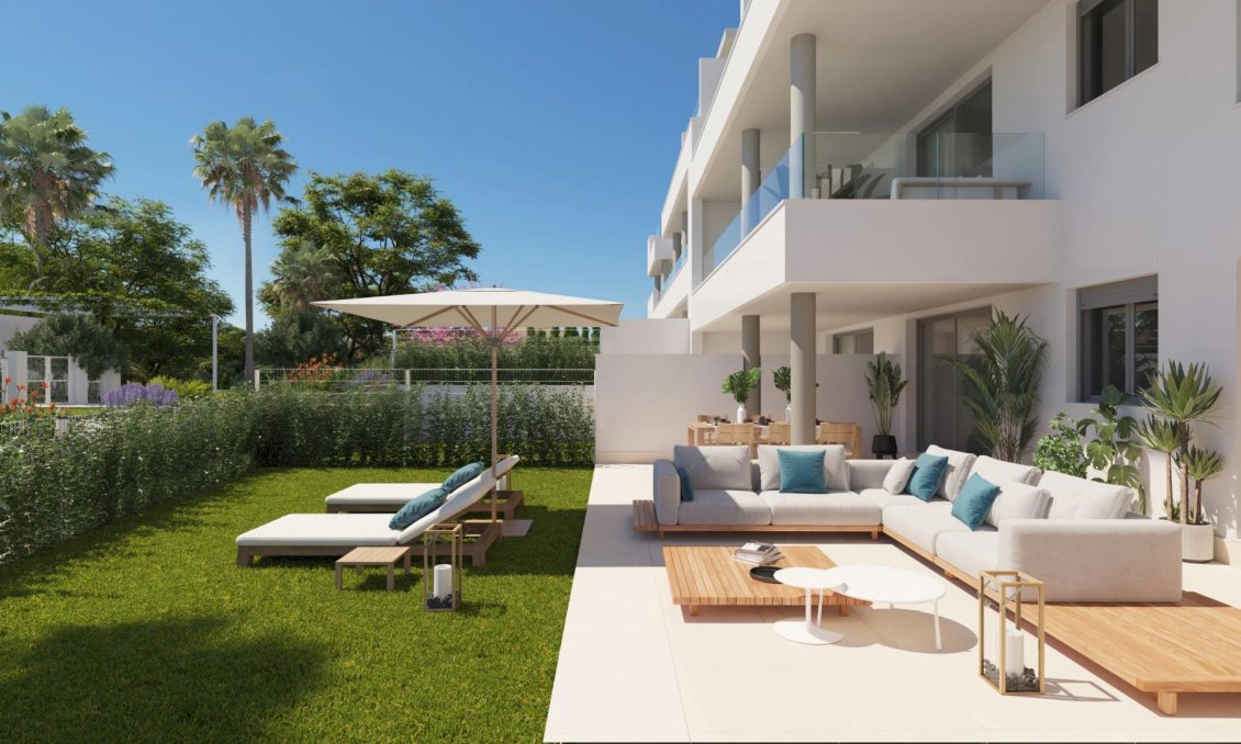 Új építésű - Földszinti apartman -
Mijas - Playa Marina