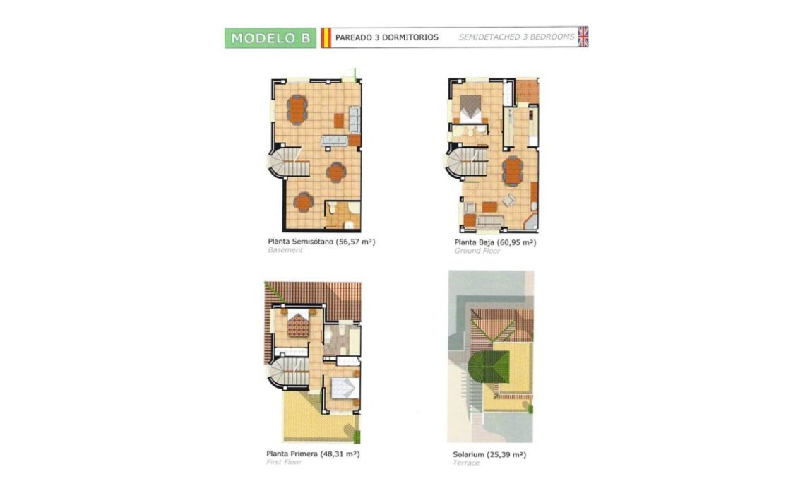 Használt Ingatlanok - Sorház -
Ciudad Quesada - Costa Blanca