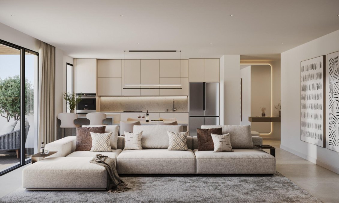 Új építésű - Földszinti apartman -
Mijas - Urb. Buenavista