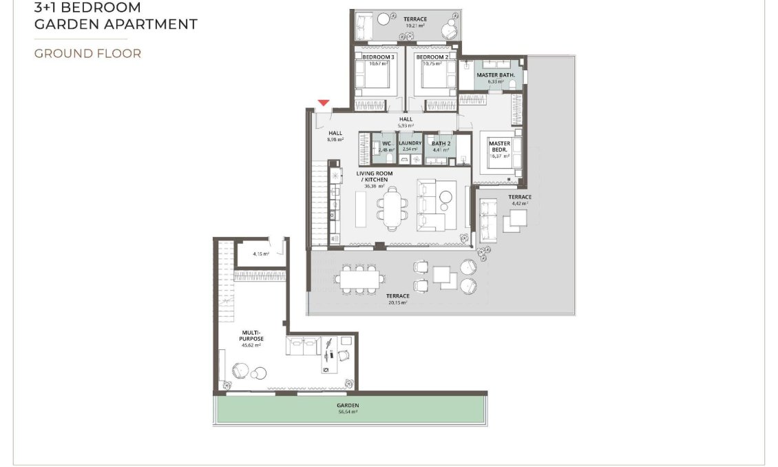 Új építésű - Földszinti apartman -
Mijas - Urb. Buenavista