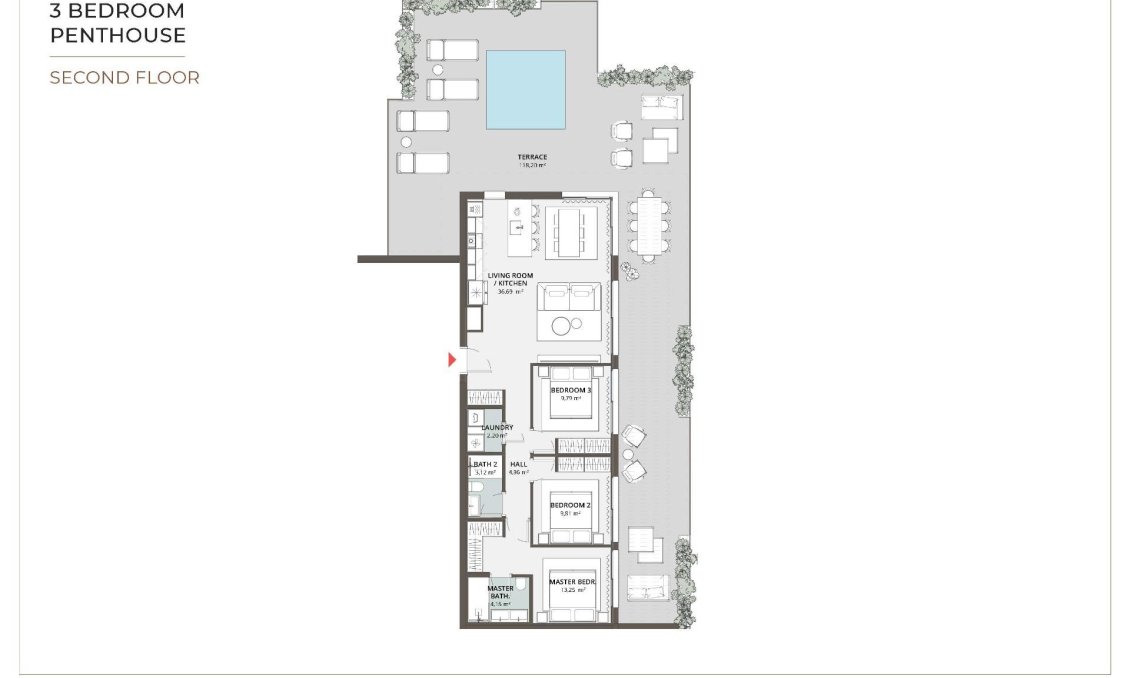 Új építésű - Tetőtéri lakás -
Mijas - Urb. Buenavista