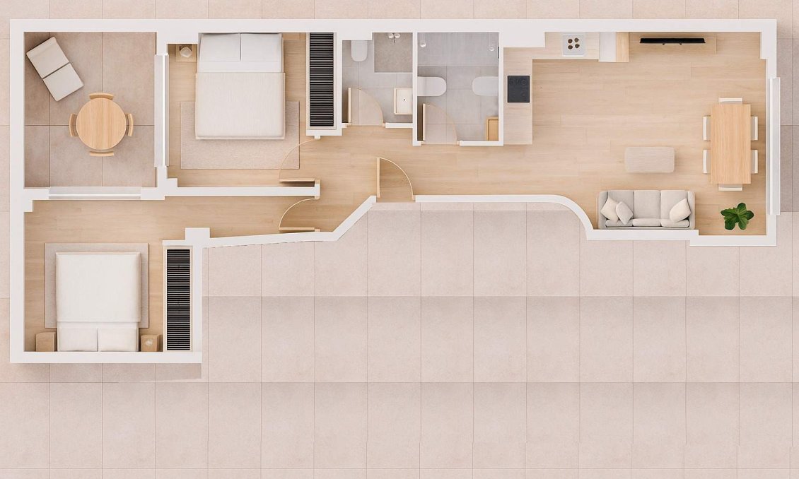 Revânzare - Apartament -
Alicante - Carolinas Bajas