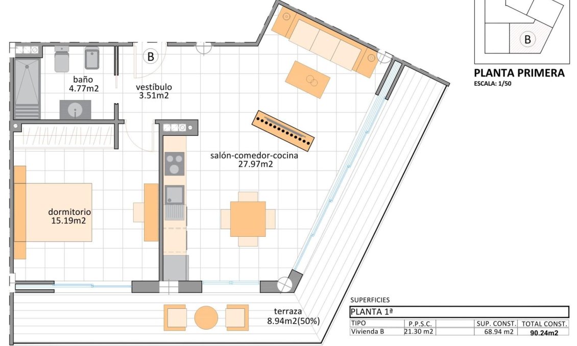 Neue Gebäude - Wohnung -
San Pedro del Pinatar - Lo Pagan