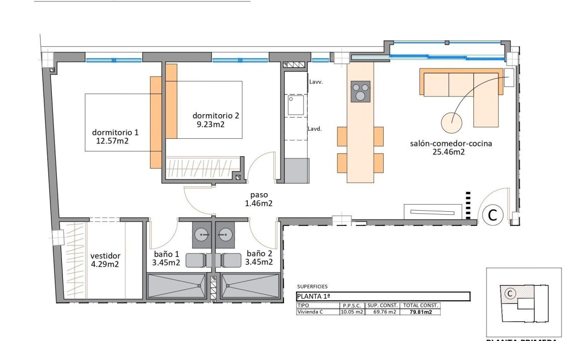 Neue Gebäude - Wohnung -
San Pedro del Pinatar - Lo Pagan