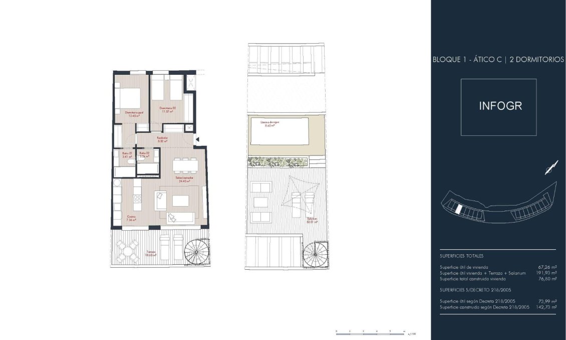 Új építésű - Tetőtéri lakás -
Manilva - Los Hidalgos