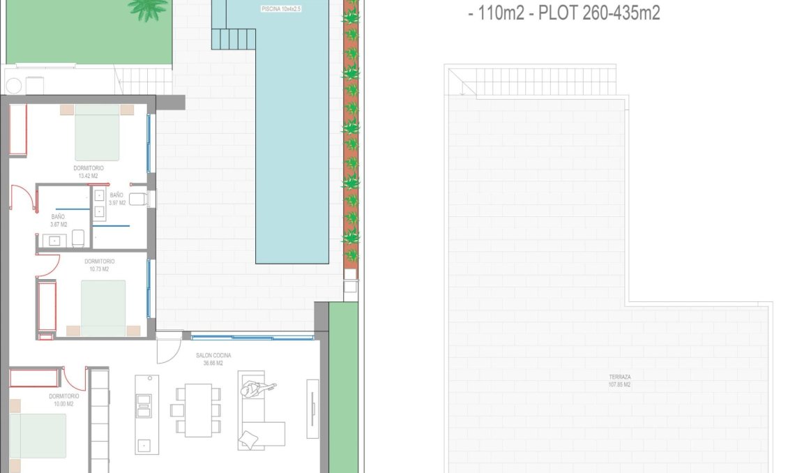 Új építésű - Villa -
San Javier - Parque del doce