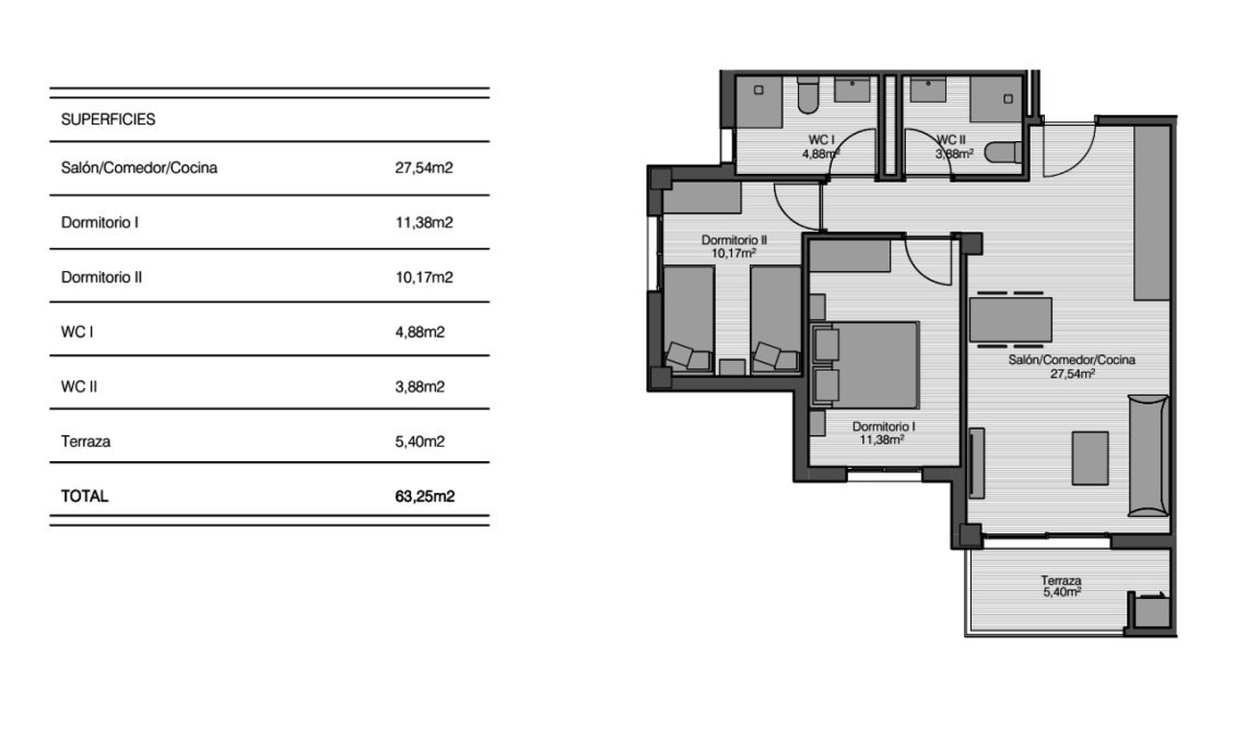 Használt Ingatlanok - Apartman -
San Miguel de Salinas - Inland