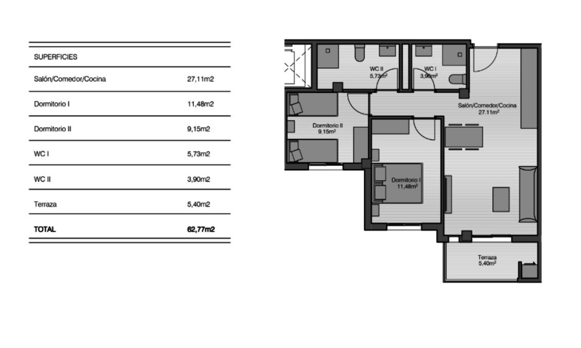 Használt Ingatlanok - Apartman -
San Miguel de Salinas - Inland
