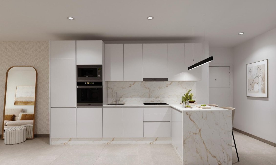 Obra nueva - Apartamento -
Torrevieja - Centro