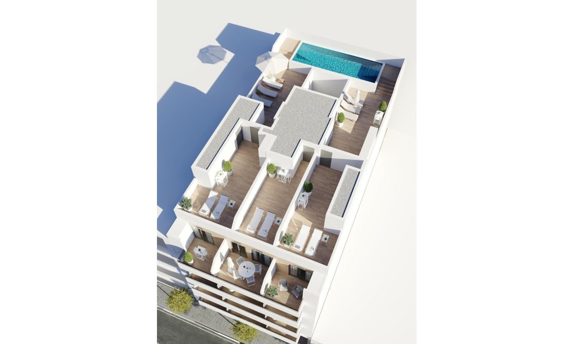 Obra nueva - Apartamento -
Torrevieja - Centro
