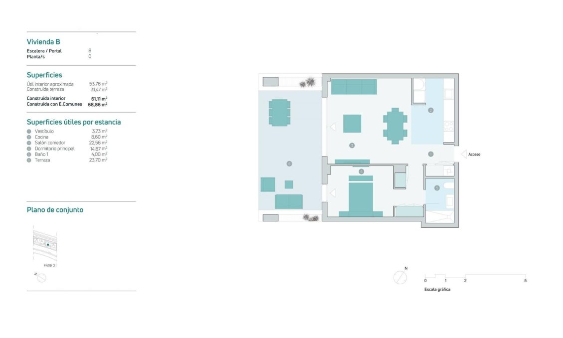Obra nueva - Ground floor apartment -
Estepona - La Gaspara