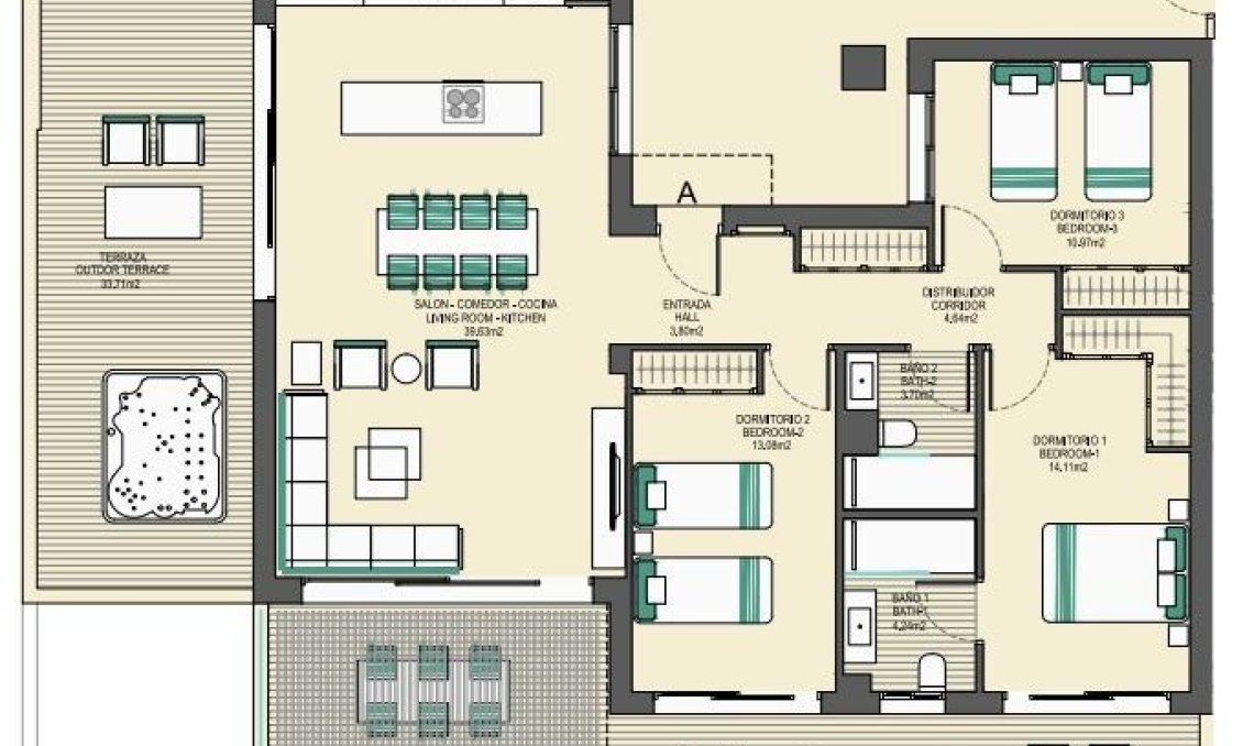 New Build - Apartment -
Casares - Buenas Noches