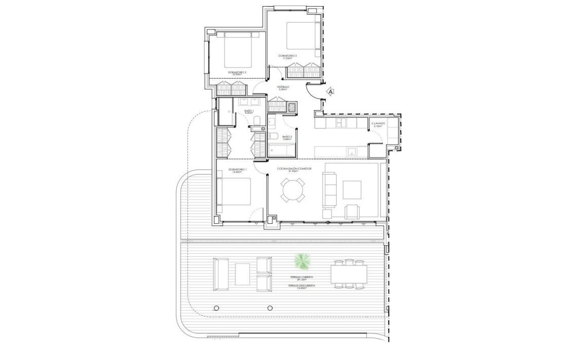 Új építésű - Apartman -
Estepona - Arroyo En medio
