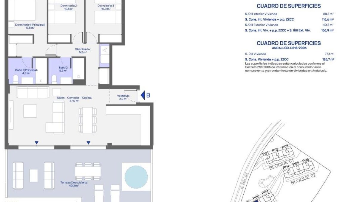 Új építésű - Tetőtéri lakás -
Casares - Doña Julia