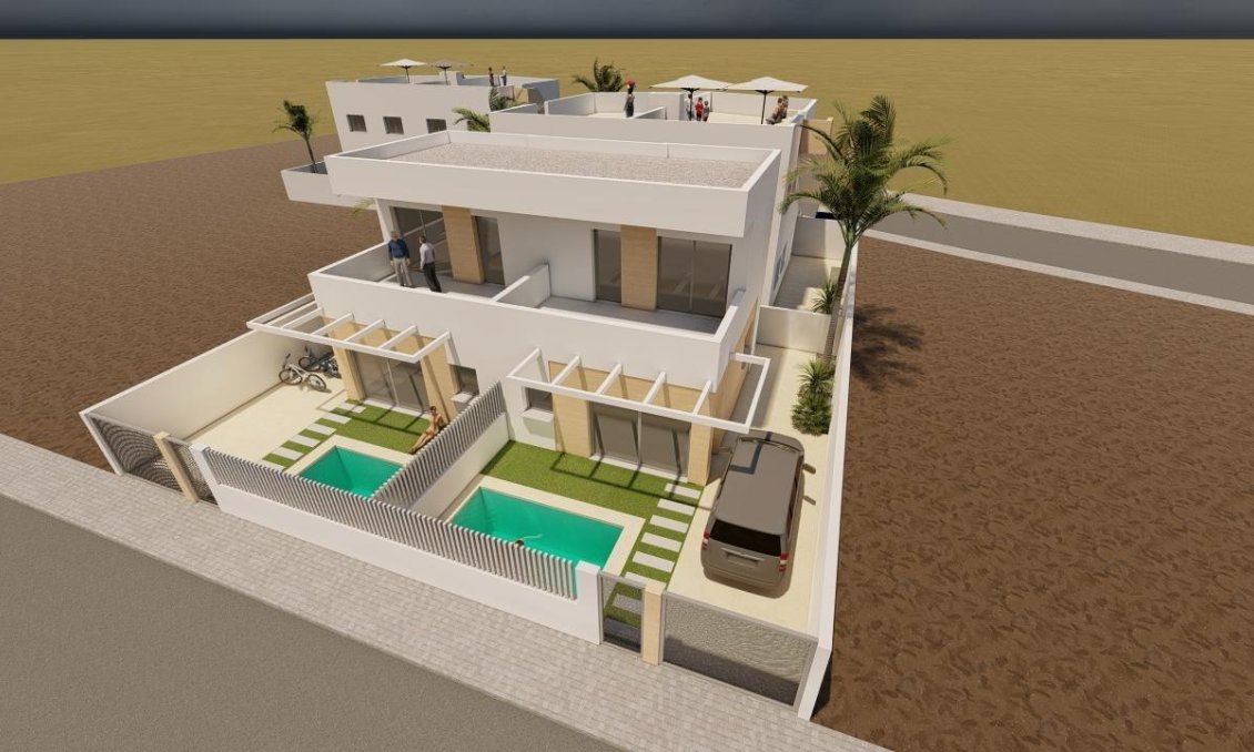Obra nueva - Villa -
Puerto de Mazarron - Mar De Plata
