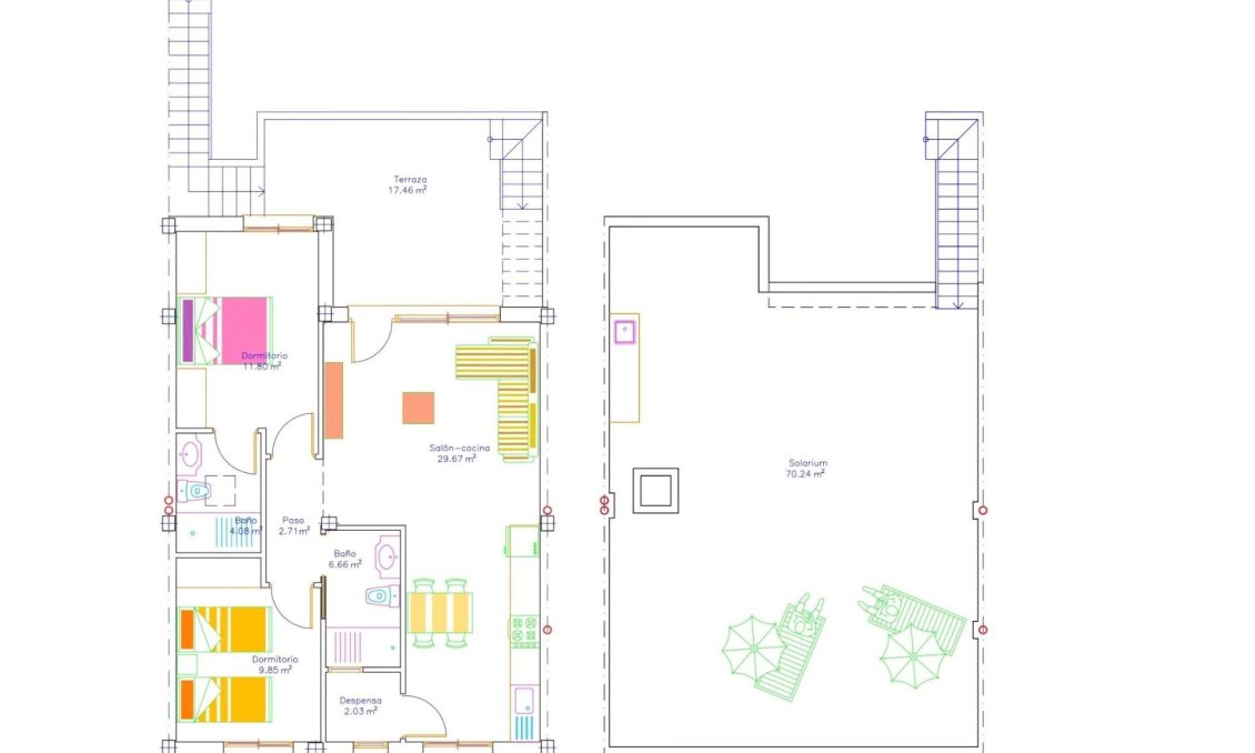 Construcție nouă - Bungalou -
San Javier - pueblo