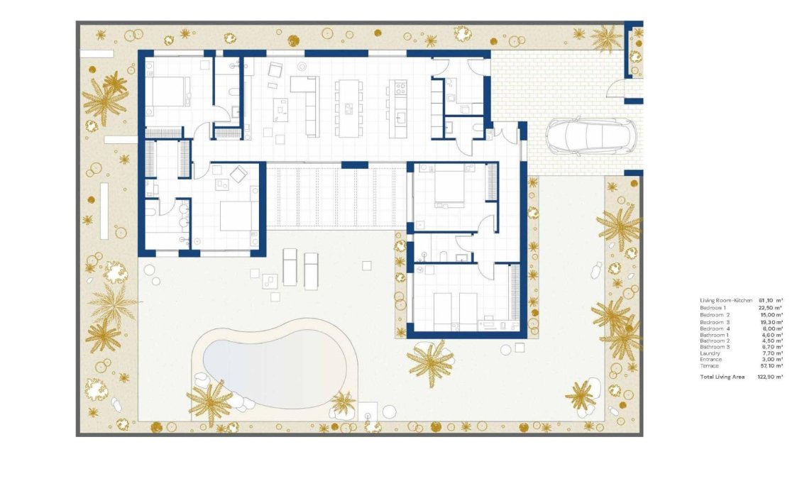 Nouvelle construction - Villa -
Baños y Mendigo - Altaona Golf