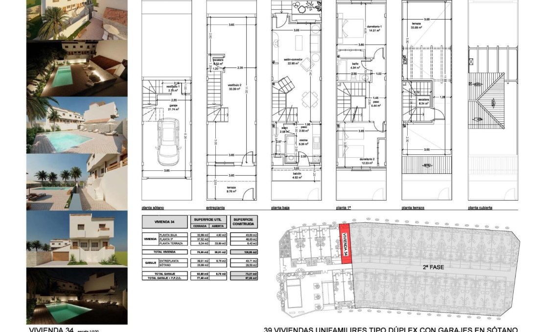 Új építésű - Sorház -
La Union - centro