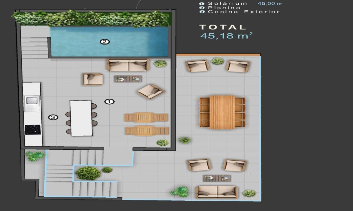 Construcție nouă - Mansardă -
Torrevieja - Centro