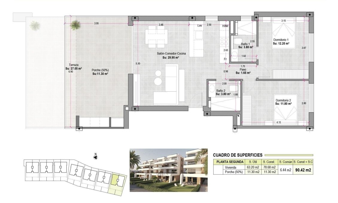 New Build - Apartment -
Alhama De Murcia - Condado De Alhama
