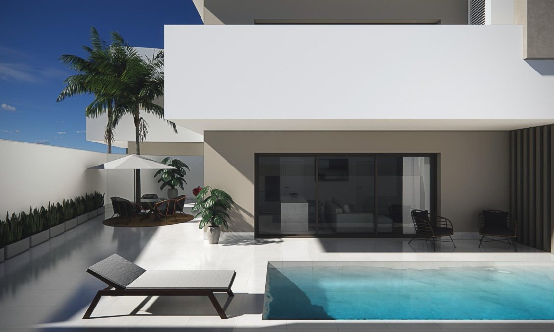 New Build - Bungalow -
Pilar de la Horadada - pueblo