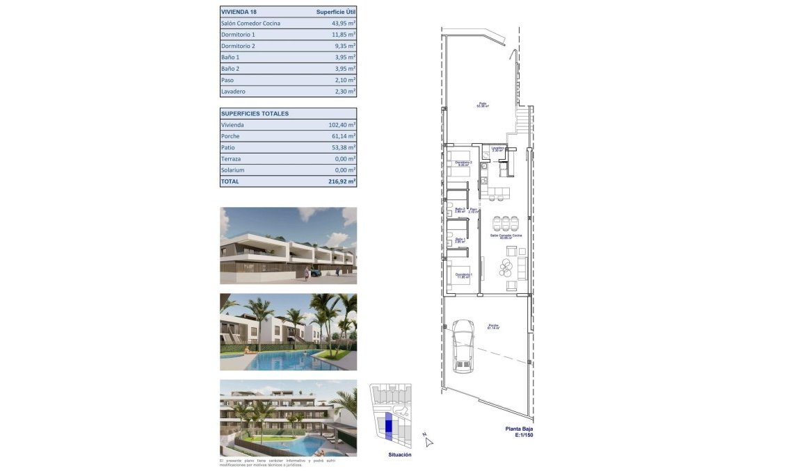 Neue Gebäude - Bungalow -
Pilar de la Horadada - pueblo