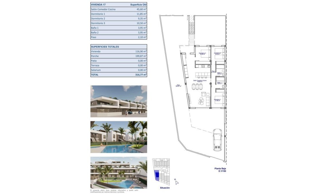 Neue Gebäude - Bungalow -
Pilar de la Horadada - pueblo