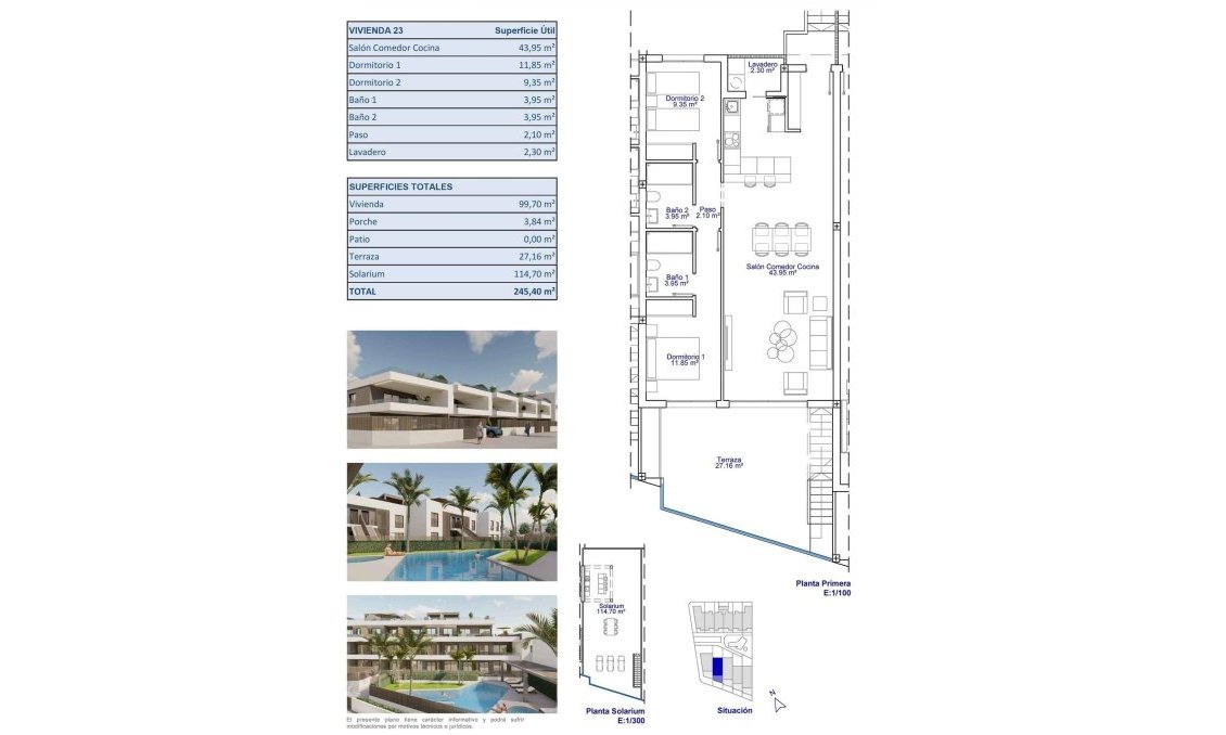 Neue Gebäude - Bungalow -
Pilar de la Horadada - pueblo