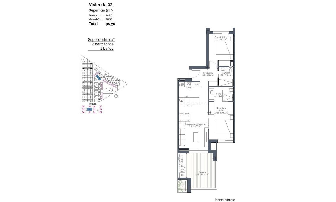 Construcție nouă - Apartament -
Los Alcazares - Serena Golf