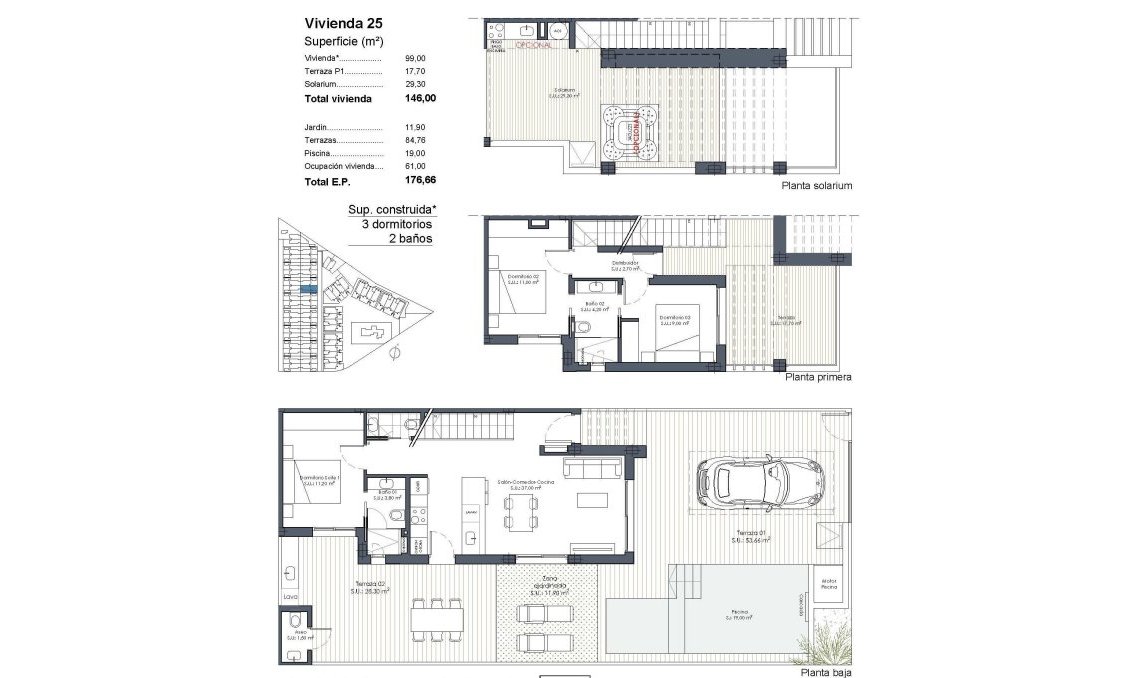 Construcție nouă - Quad House -
Los Alcazares - Serena Golf