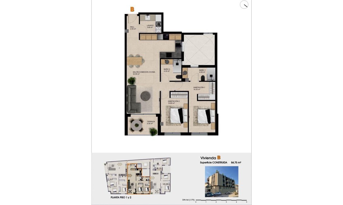 Neue Gebäude - Penthouse -
Catral - pueblo