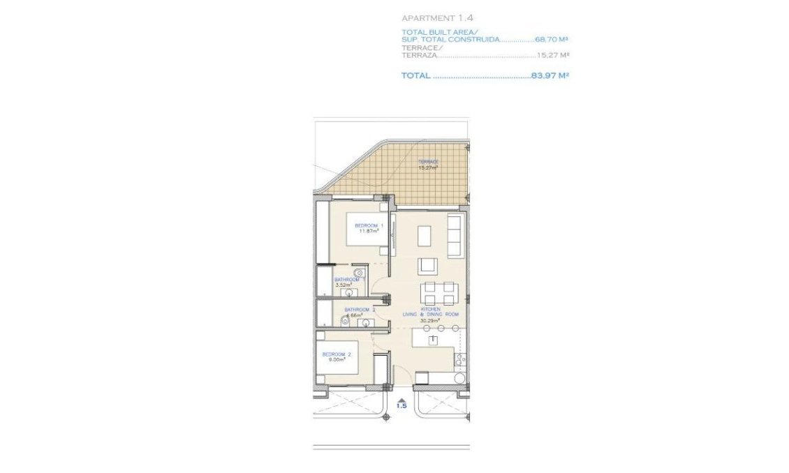 Új építésű - Apartman -
Los Alcazares - Serena Golf