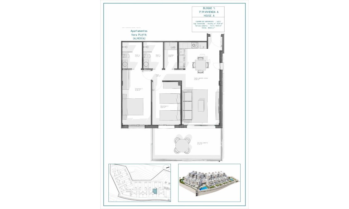 Új építésű - Apartman -
Vera - Pueblo Salinas